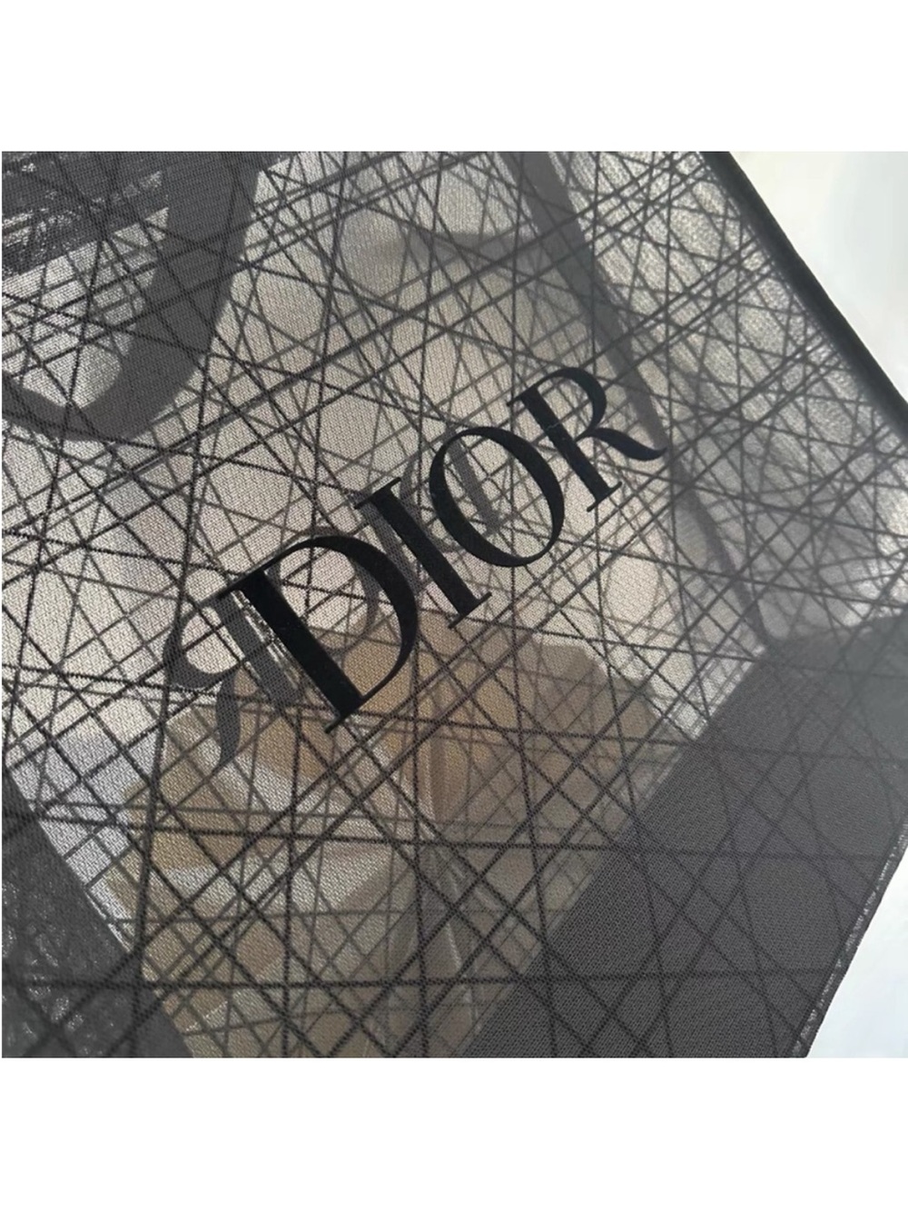Dior beauty gift black mesh tote - Picture 4 of 7